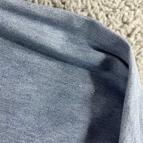 VINTAGE KIEL CENTER ST LOUIS BLUES DENIM SHIRT MENS 2XL BUTTON UP Y2K COTTON - Picture 7 of 11